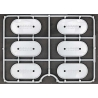 25 x 50mm Dual Use Bases Sprue (6)  WARGAMES ATLANTIC