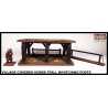 Village Covered Horse Stall w/Hitching Posts FRONTLINE GAMES