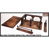 Village Covered Horse Stall w/Hitching Posts FRONTLINE GAMES