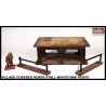 Village Covered Horse Stall w/Hitching Posts FRONTLINE GAMES