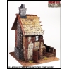 Village Half Timbered Ruined Two Story House FRONTLINE GAMES