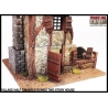 Village Half Timbered Ruined Two Story House FRONTLINE GAMES