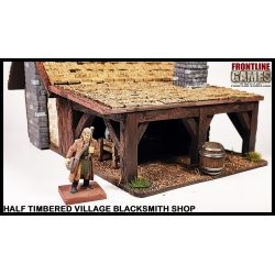 Half Timbered Village Blacksmith Shop w/Accessories FRONTLINE GAMES