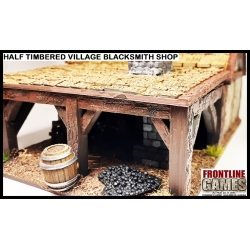 Half Timbered Village Blacksmith Shop w/Accessories FRONTLINE GAMES