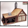 Half Timbered Village Blacksmith Shop w/Accessories FRONTLINE GAMES