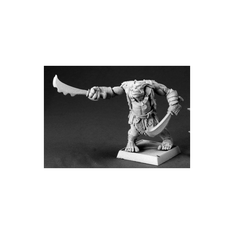 Black Orc Warbringer Kargir WARLORD REAPER MINIATURES