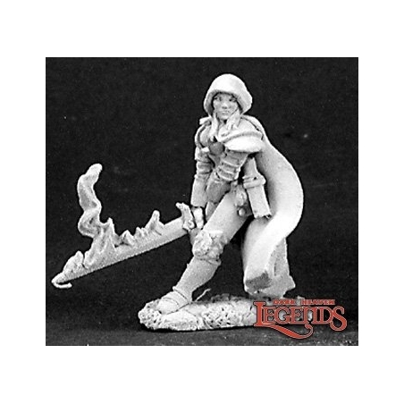 Justine, Undead Hunter Human Paladin DARK HEAVEN LEGENDS REAPER MINIATURES