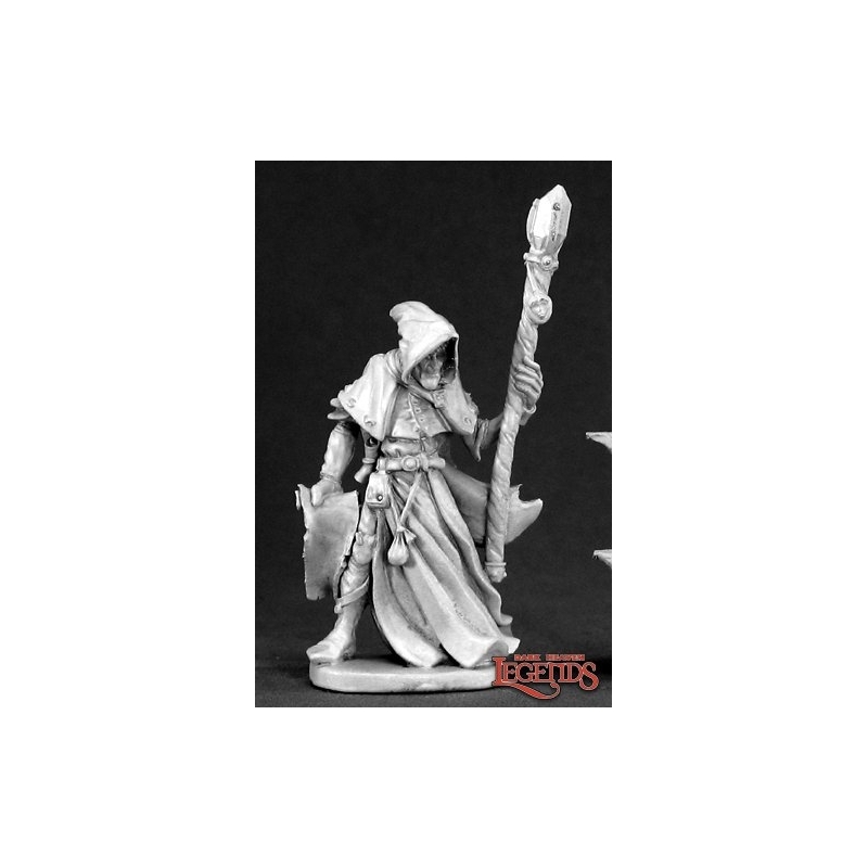 Satheras, Elf Warlock Elf Warlock DARK HEAVEN LEGENDS REAPER MINIATURES