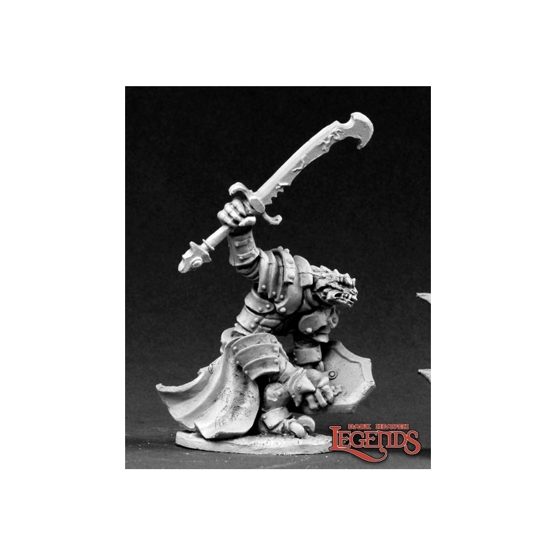 Dragonman Warrior Fighter DARK HEAVEN LEGENDS REAPER MINIATURES