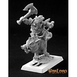 Durthen, Dwarven Berserker on Boar Ranger WARLORD REAPER MINIATURES