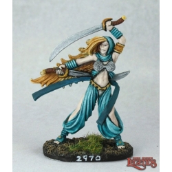 Rasia, Bladedancer Human Rogue DARK HEAVEN LEGENDS REAPER MINIATURES