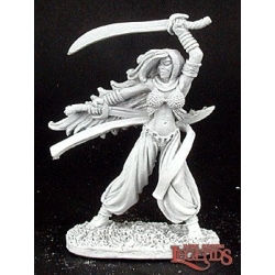 Rasia, Bladedancer Human Rogue DARK HEAVEN LEGENDS REAPER MINIATURES