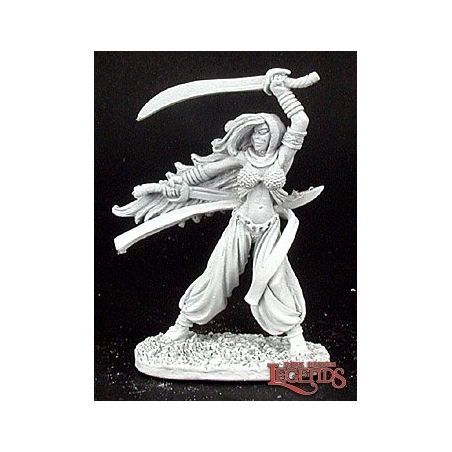Rasia, Bladedancer Human Rogue DARK HEAVEN LEGENDS REAPER MINIATURES