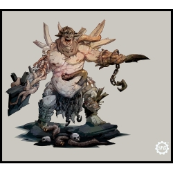 BLOOD-SIRE (GHOUL BROOD LORD) Ghoul-Kin Undead 28mm RPG Miniatures SFG EPIC ENCOUNTERS
