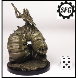 HIVE WARDEN on CORPSE-CHEWER Ghoul-Kin Undead 28mm RPG Miniatures SFG EPIC ENCOUNTERS