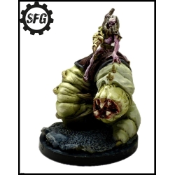 HIVE WARDEN on CORPSE-CHEWER Ghoul-Kin Undead 28mm RPG Miniatures SFG EPIC ENCOUNTERS
