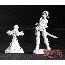 Elise Anya, Vampire Hunter Human Rogue DARK HEAVEN LEGENDS REAPER MINIATURES