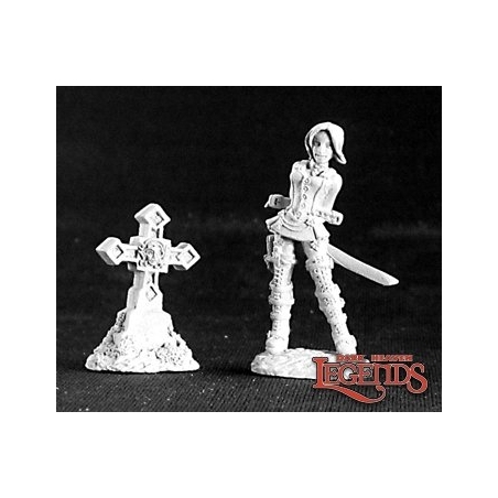 Elise Anya, Vampire Hunter Human Rogue DARK HEAVEN LEGENDS REAPER MINIATURES
