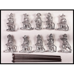 ECW Pike Port Pikemen (10) 28mm Thirty Years War Pike & Shotte