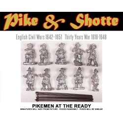 ECW Pike at the ready (10) 28mm Thirty Years War Pike & Shotte