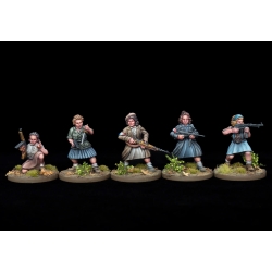 Partisans - French Resistance Women Sprue (5) 28mm Ancients WARGAMES ATLANTIC