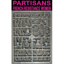 Partisans - French Resistance Women Sprue (5) 28mm Ancients WARGAMES ATLANTIC