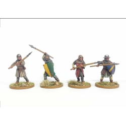 Foot Serjeants - 1100-1320 Boxed Set (24) 28mm WARGAMES ATLANTIC