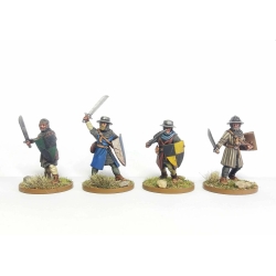 Foot Serjeants - 1100-1320 Boxed Set (24) 28mm WARGAMES ATLANTIC