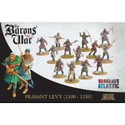 Peasant Levy (1100-1350) Boxed Set (24) 28mm WARGAMES ATLANTIC