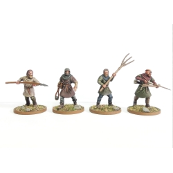 Peasant Levy (1100-1350) Boxed Set (24) 28mm WARGAMES ATLANTIC