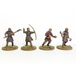 Peasant Levy (1100-1350) Boxed Set (24) 28mm WARGAMES ATLANTIC