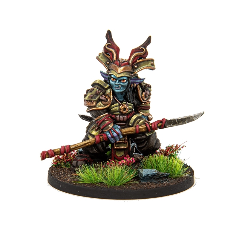 Samurai Large Goblin Champion 28mm RPG Miniatures SFG GODTEAR