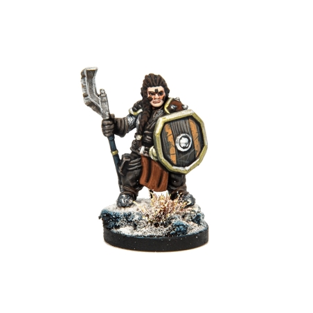 Dwarf Warrior 2 28mm RPG Miniatures SFG GODTEAR