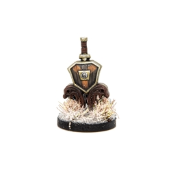 Dwarf Warrior Totem/Banner 28mm RPG Miniatures SFG GODTEAR