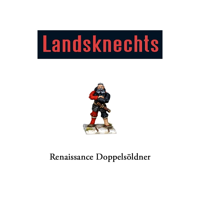 Landsknechts Renaissance Doppelsöldner 28mm Renaissance FOUNDRY