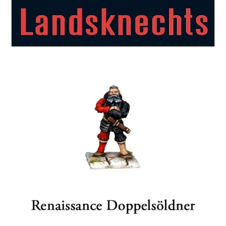 Landsknechts Renaissance Doppelsöldner 28mm Renaissance FOUNDRY