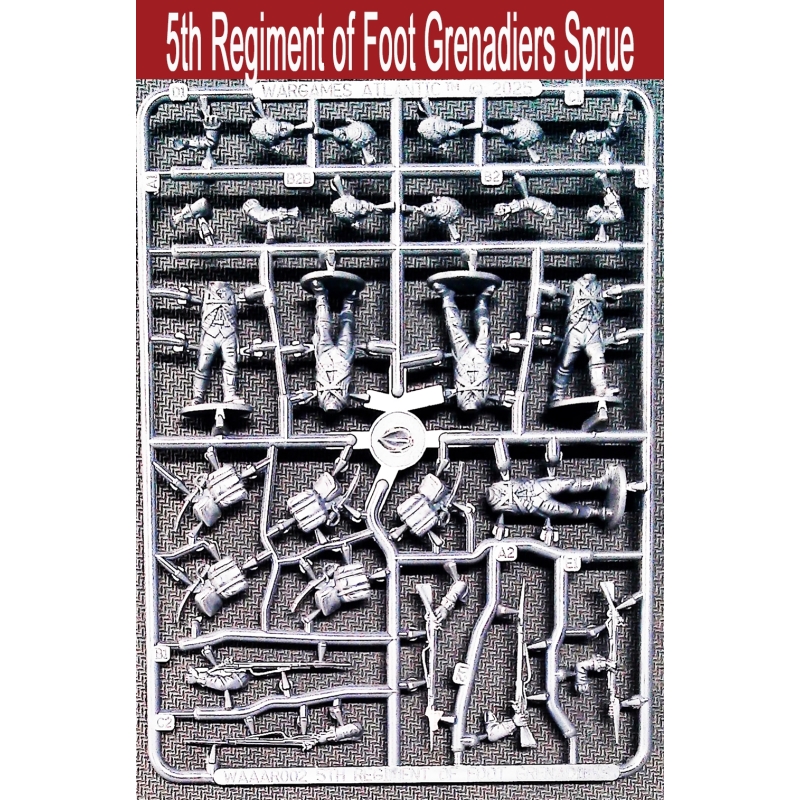 5th Regiment of Foot Grenadiers Sprue (5) American War of Independence WARGAMES ATLANTIC