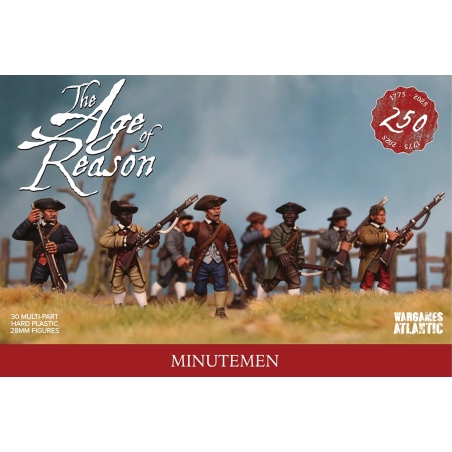 Minutemen Boxed Set (30) American War of Independence WARGAMES ATLANTIC