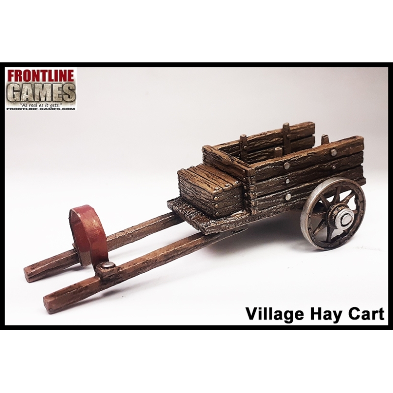 Village Hay Cart w/Horse FRONTLINE GAMES