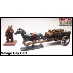 Village Hay Cart w/Horse FRONTLINE GAMES