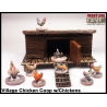 Village Chicken Coup w/Chickens FRONTLINE GAMES