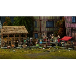 Villagers 2 Elves & Dwarves (8) 28mm WARGAMES ATLANTIC
