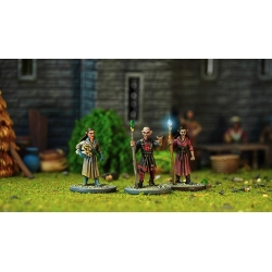 Villagers 2 Elves & Dwarves (8) 28mm WARGAMES ATLANTIC