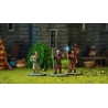 Villagers 2 Elves & Dwarves (8) 28mm WARGAMES ATLANTIC