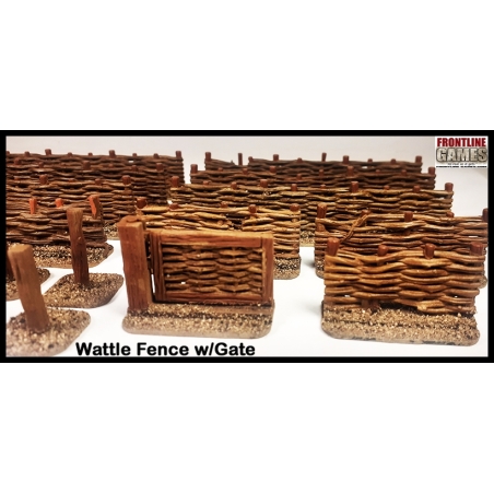 Wattle Fence w/Gate FRONTLINE GAMES