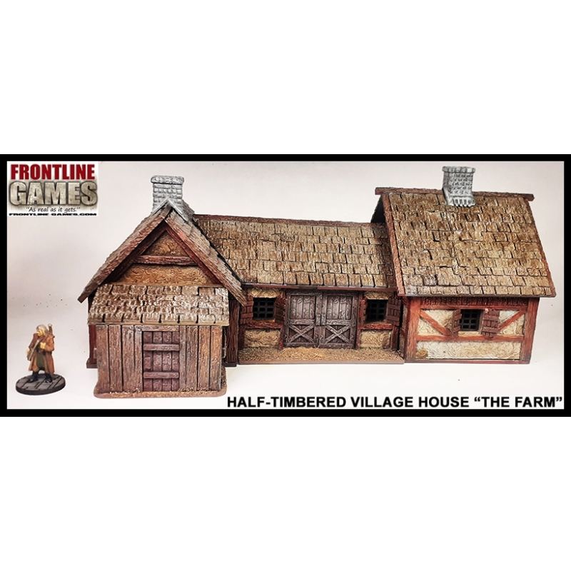 THE FARM! Half Timbered Village House FRONTLINE GAMES