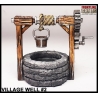 Village Well w/bucket 2 metal crank FRONTLINE GAMES