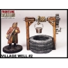 Village Well w/bucket 2 metal crank FRONTLINE GAMES