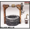 Village Well w/bucket 2 metal crank FRONTLINE GAMES