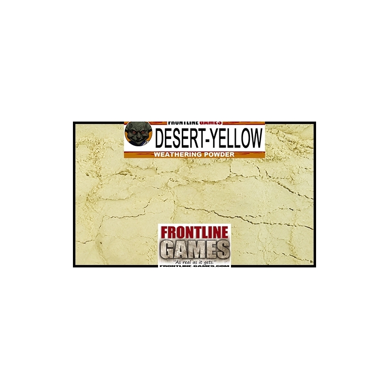 Desert-Yellow WEATHERING POWDER FRONTLINE GAMES